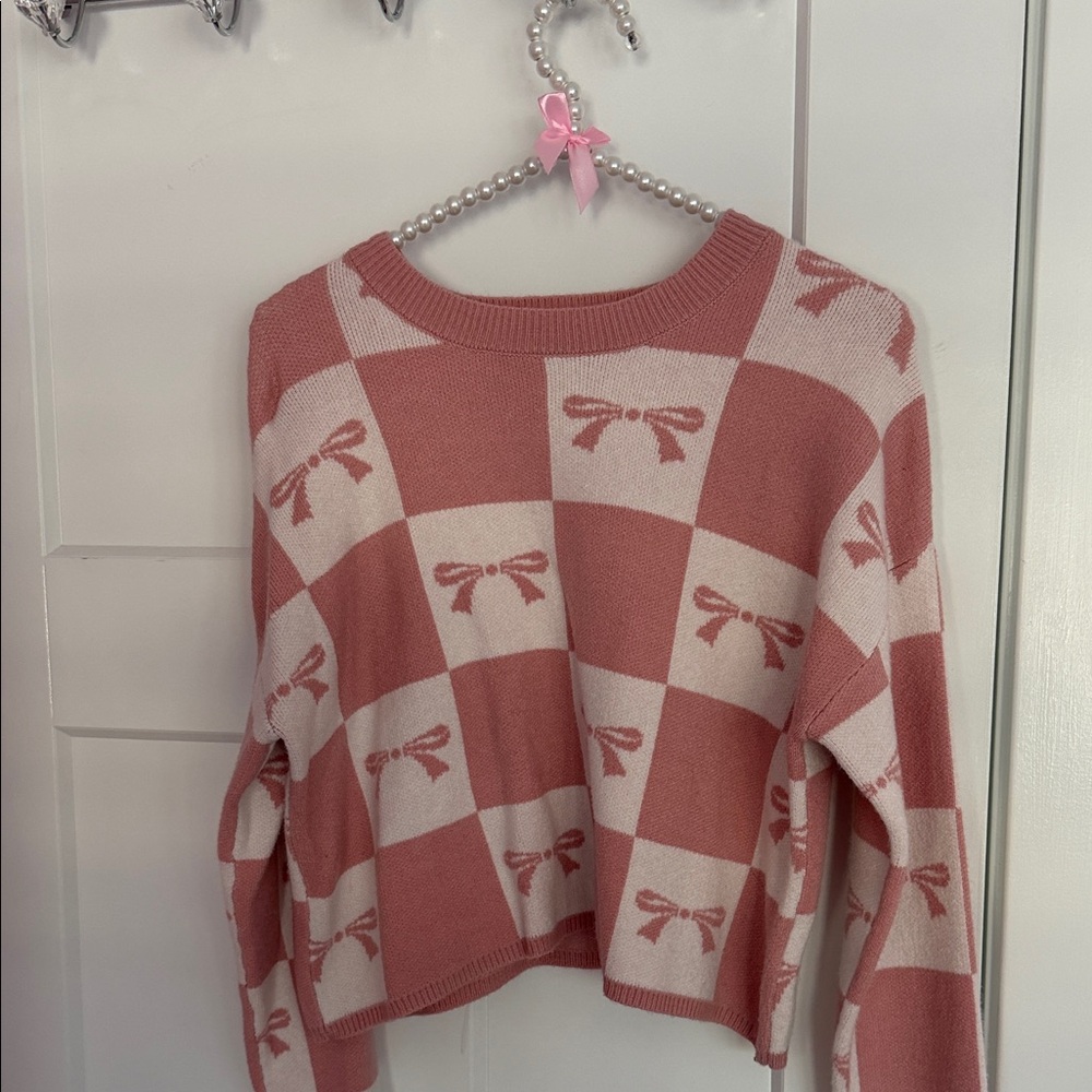 🎀 Coquette Bow Knit Sweater 🎀